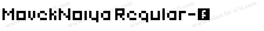MovekNoiya Regular字体转换